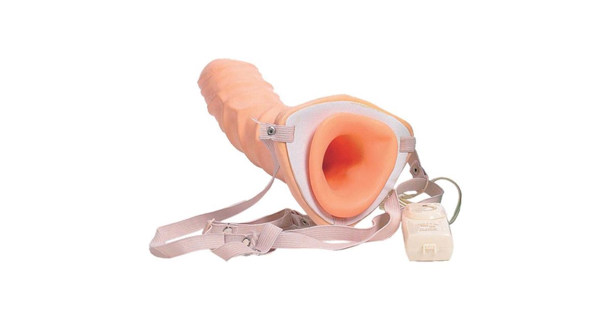 Entdecke Hollow Extender Strap on Dildo mit Gürtel Dream Toys