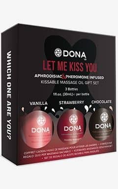 Massageöl Dona - Let Me Kiss You Gift Set - 3 x 30 ml