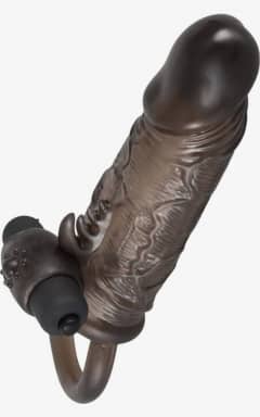 Penishüllen Penis Extender with Vibrator and Testicle Ring