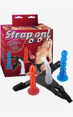 Strap-on Dildos Strap-On Color 4-piece strap-on