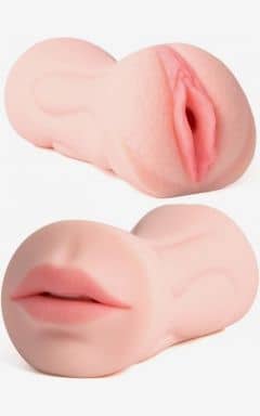 für Männer Double Ended Mouth and Vagina Stroker
