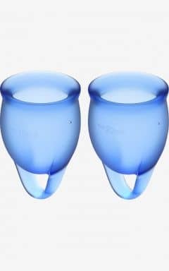Hygiene Satisfyer Feel Confident Menstrual Cups Blue