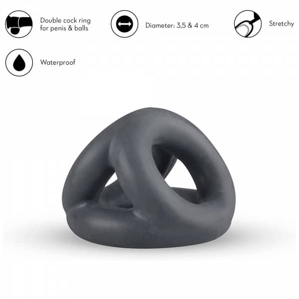 schwanz mit penisring URI Black Penis Cock Ring Male Enhancer