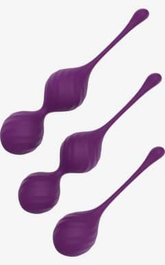 Beckenbodenmuskulatur Kegel Ball Three pcs Set purple