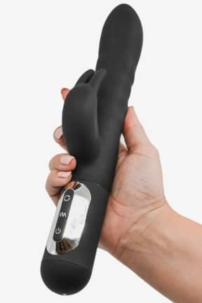 Cassandra Cityslicker Black Thrusting Rabbit Dildo
