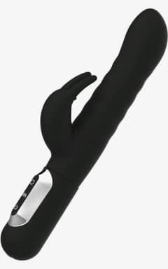 Vibratoren Cityslicker Black Thrusting Rabbit Dildo