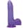 Crystal Jellies Thin Cock w. Balls Purple 7in