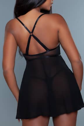 Dessous BeWicked Madeline Babydoll Black S