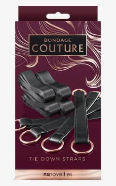 Alle Bondage Couture Tie Down Straps Black