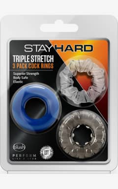 Alle Stay Hard Triple Stretch 3pack Cockrings