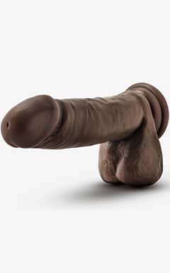 Alle Dr. Skin 8inch Posable Dildo With Balls Chocolate