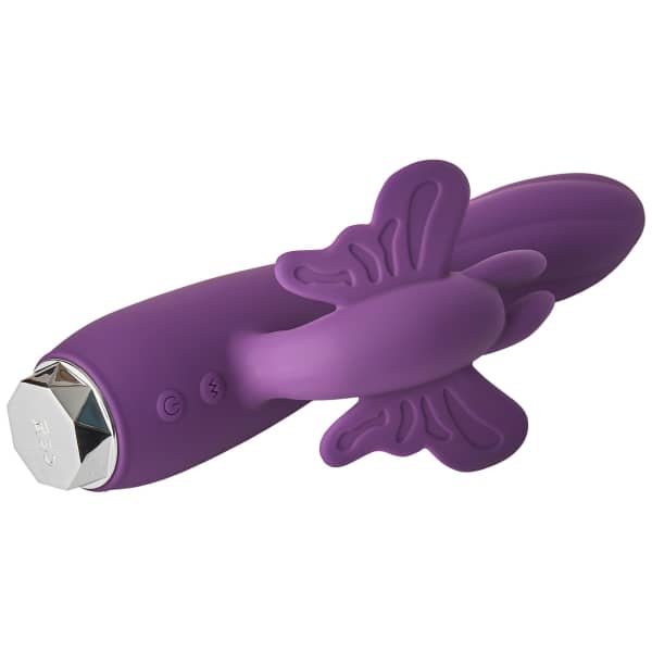 Entdecke Flirts Butterfly Vibrator Purple