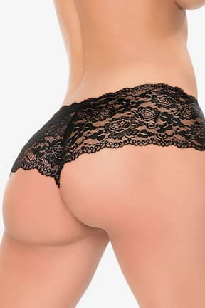 Dessous A&E Cheeky Panty With Bullet Black