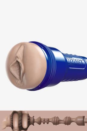 Masturbatoren / Taschenvagina / Taschenmuschi Fleshlight Boost Bang Light Medium Flesh - Intensive Stimulation dank innovativer Struktur und individuell einstellbarem Sauggefühl. Echt wirkende Fleshlight Vagina aus körperfreundlichem SuperSkin-Material.