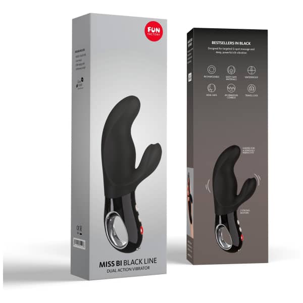 Entdecke Fun Factory Miss Bi Rabbit Vibrator Black @ Mshop Entdecke Fun Factory Miss Bi Rabbit Vibrator Black @ Mshop