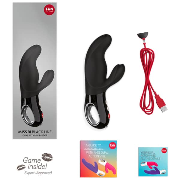 fun factory sexspielzeug Entdecke Fun Factory Miss Bi Rabbit Vibrator Black @ Mshop main image 0