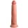 King Cock 23cm Vibrating W. Remote Vanilla