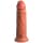 King Cock 20cm Vibrating Silicone Cock Tan