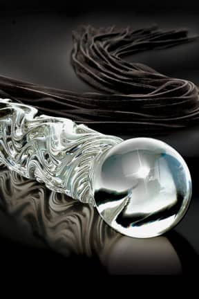 Alle Icicles Glass Dildo & Whip No 38 