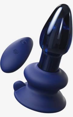 Alle Icicles Glass Vibrator No 85 Blue With Remote
