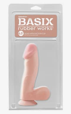 Alle Basix Rubber Works Dong With Suction Cup 6.5 Inch