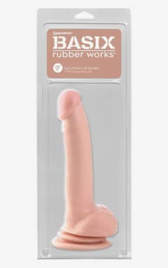 Alle Basix Basix Suction Cup Dong Flesh 9in