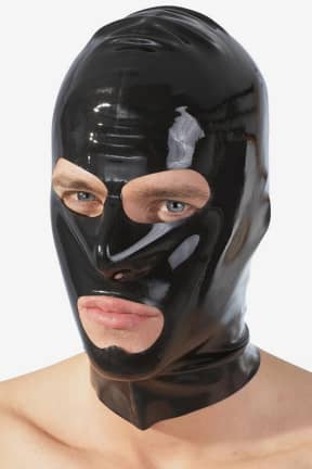 Rollenspiel Latex Mask Black
