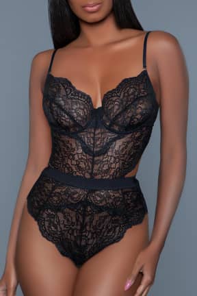 Dessous BeWicked Bettany Bodysuit Black