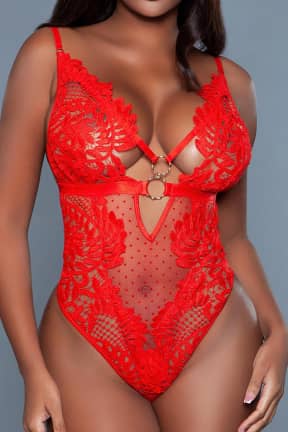Alle BeWicked Olivia Bodysuit Red