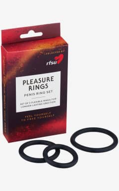 Alle RFSU Pleasure Rings Penis Ring Set, 3-pack Black