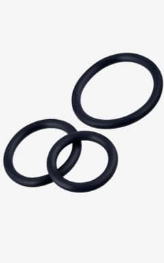 Alle RFSU Pleasure Rings Penis Ring Set, 3-pack Black