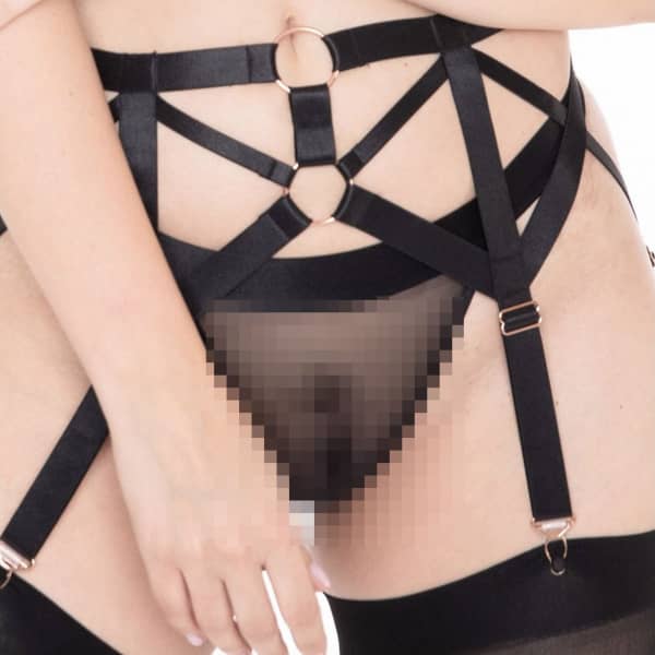 Criss Cross Suspender Belt