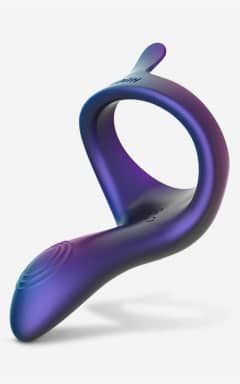 Alle Hueman Vibrating Strap-On Cock Ring Purple