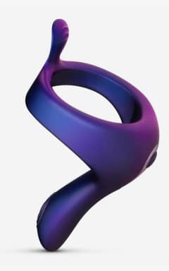 Alle Hueman Vibrating Strap-On Cock Ring Purple