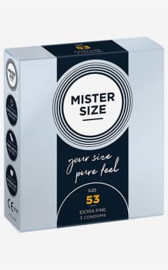 Kondome Mister Size 53mm 3-pack