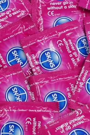 Ausverkauf Skins - Condoms Dots And Ribs - 8-pack