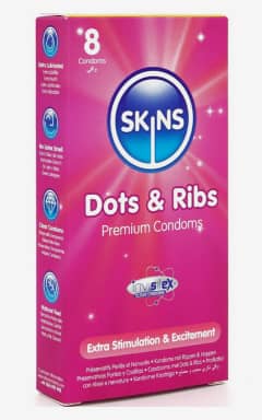 Ausverkauf Skins - Condoms Dots And Ribs - 8-pack