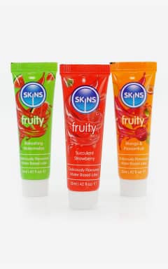 Gleitgel Skins Fruity Lubes 3-pack