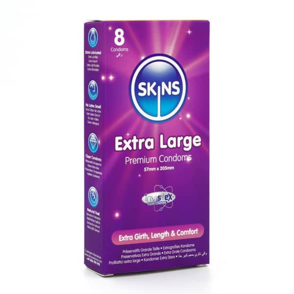 Skins Condoms Extra Large 8-pack