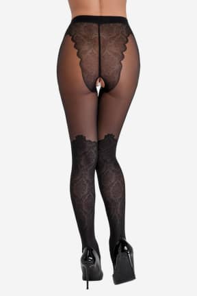 Dessous Cottelli Crotchless Tights Lace S