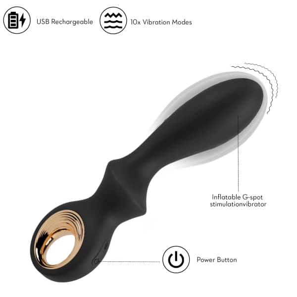 Entdecke Inflatable G-Spot Vibrator - Vibrator Eternal @ Mshop