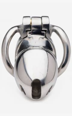 BDSM Rikers 24/7 Stainless Steel Locking Chastity Cage