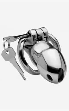 BDSM Rikers 24/7 Stainless Steel Locking Chastity Cage