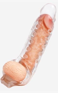 Alle Clear View Studded Penis Extender with Ball Loop