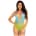 Seamless Ombre Halter Bodysuit Blue