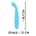 Cuties - Mini Vibrator Flexible - Blue