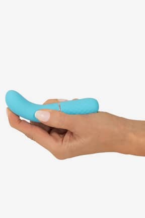Alle Cuties - Mini Vibrator Curved - Blue