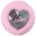 Cuties - Mini Vibrator Heart - Pink