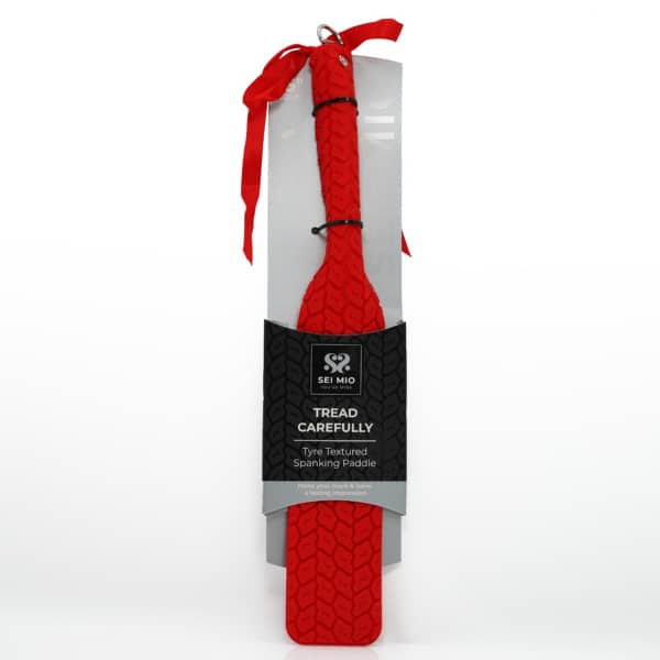 Sei Mio Tyre Paddle Hairbrush - Red