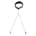 Sei Mio Twin Tweaks Velvet Collar with Nipple Clamps